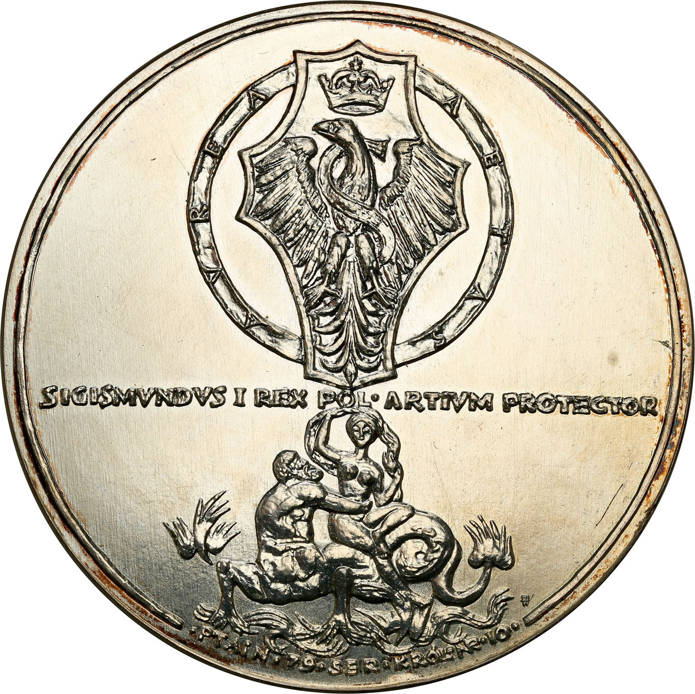 PRL. Medal, Zygmunt Stary 1979 - seria królewska, PTAiN, SREBRO